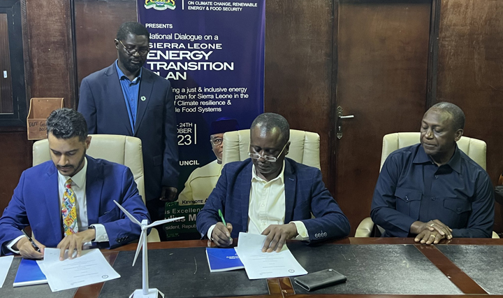 Infinity Power signs MoU with Sierra Leone