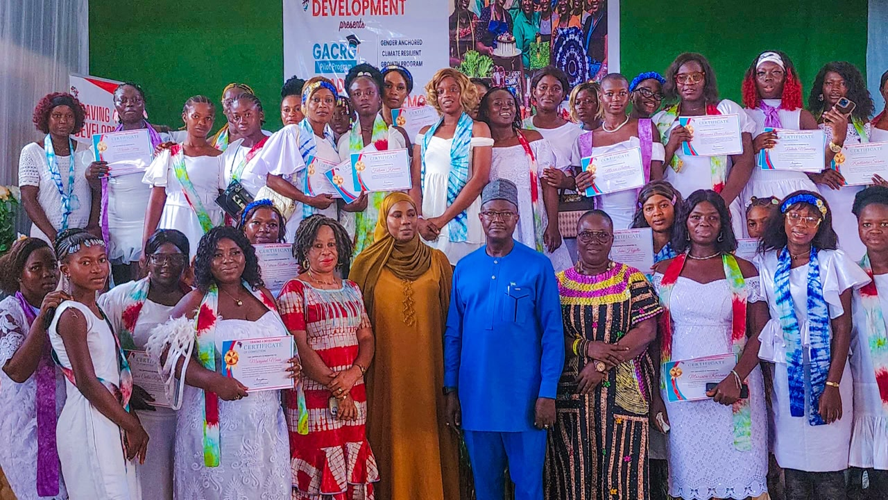 PI-CREF CTA Calls on Funkia Graduates to Become Champions of Sierra Leone’s Green Future
